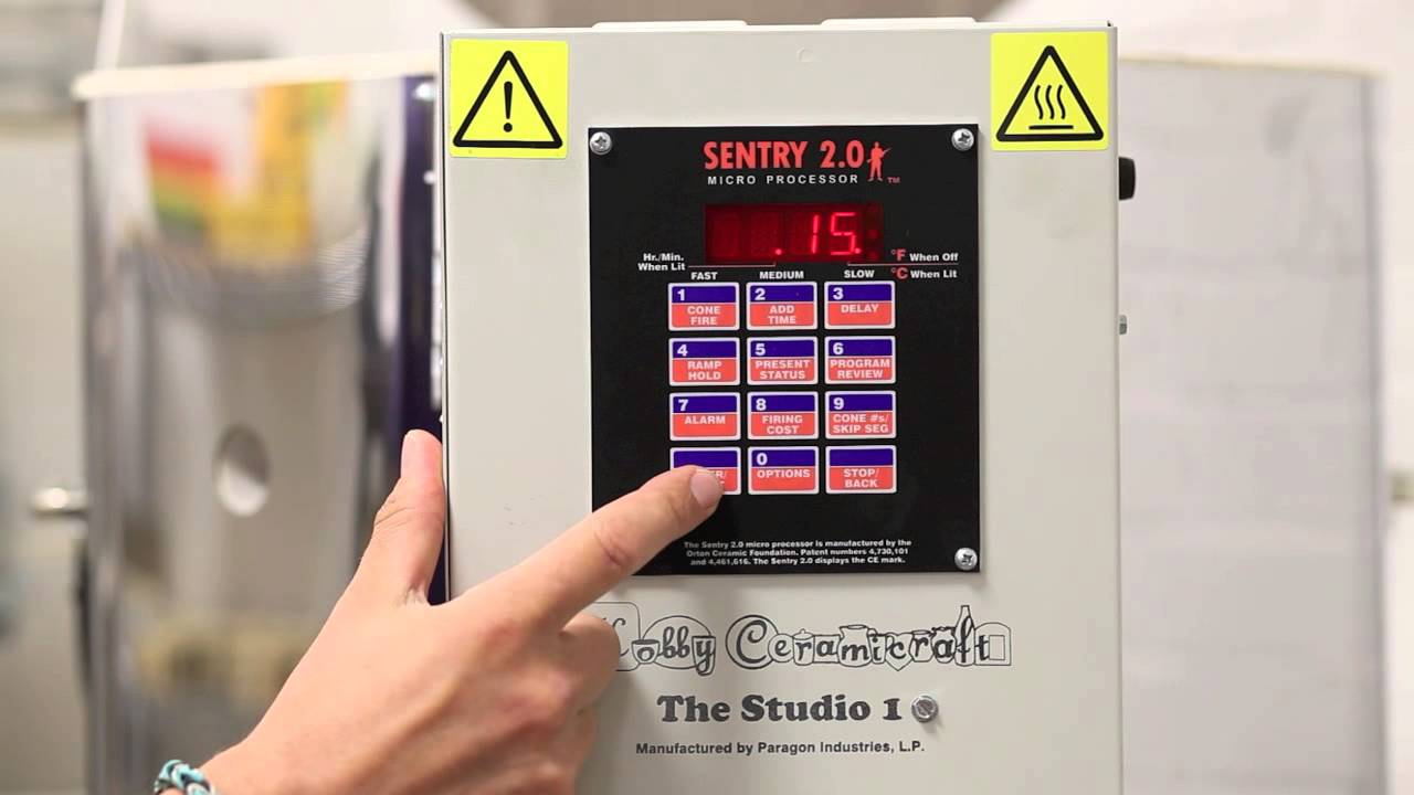 How to program a Studio 1 kiln