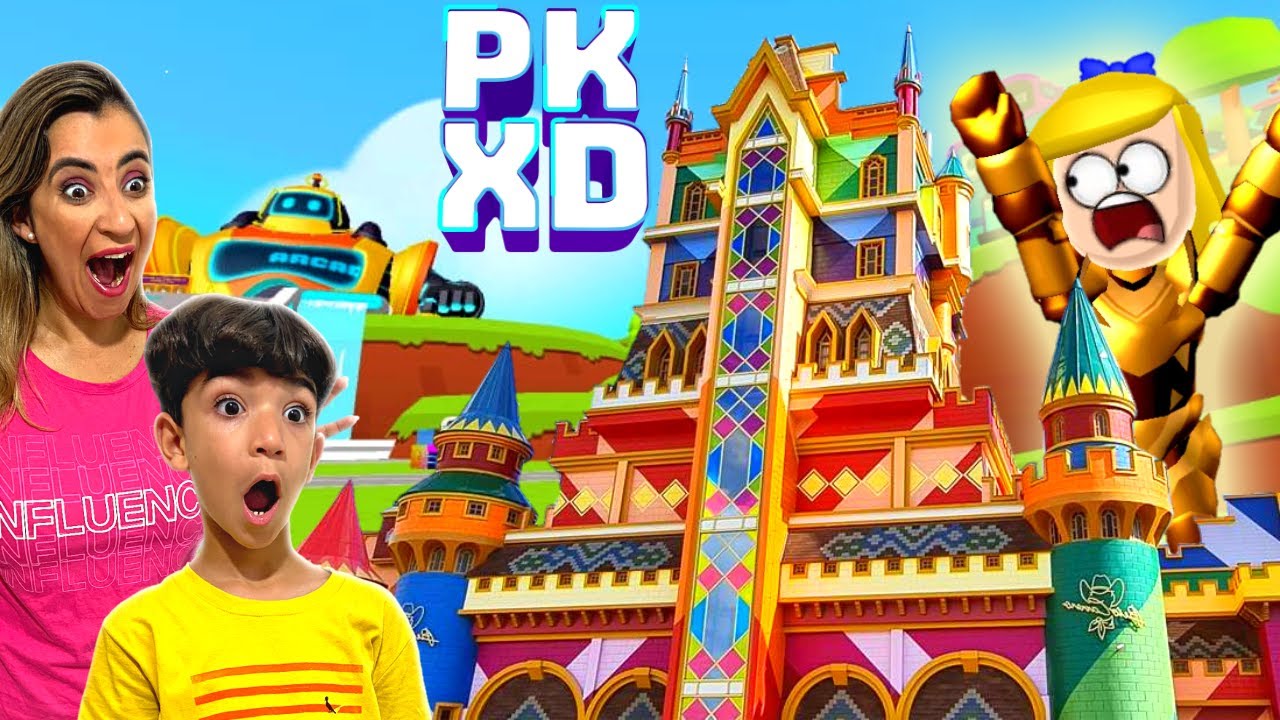 CRIEI O PARQUE DO BETO CARRERO PARQUE DE DIVERSÃO NO PK XD ! Família Rocha games