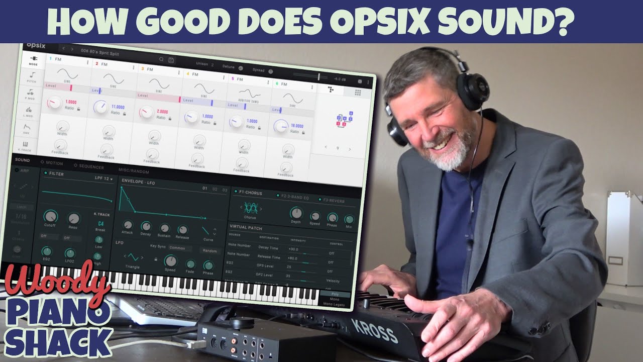 KORG OPSIX Plugin - Playing Korg's Monster FM Synth At Last