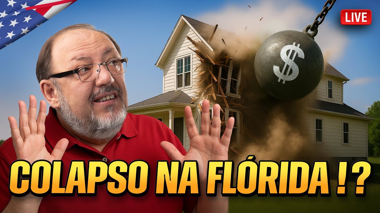 O MERCADO DE IMÓVEIS NA FLÓRIDA VAI COLAPSAR !!!???