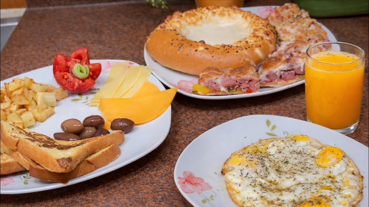 فطار بيتي متكامل في 10 دقايق محدش هيصدق انتي اللي عملاه🍳🧀☕ فطار  لذيذ ورايق