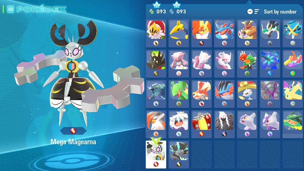 Mega Dimension DLC (Pokémon Legends Z-A) - Full Mega Pokédex [All Mega Pokémon] (4K)