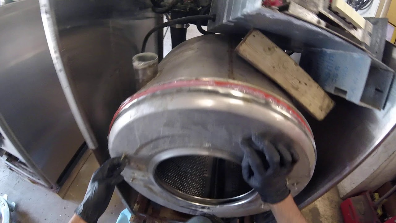 Changing Drum Bearings on a Speed Queen Commercial Washer- Part 11 of 11