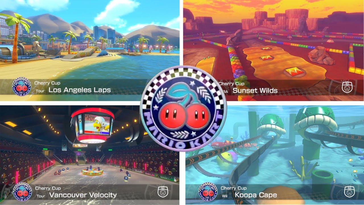 Mario Kart 8 Deluxe - Cherry cup - Funky kong