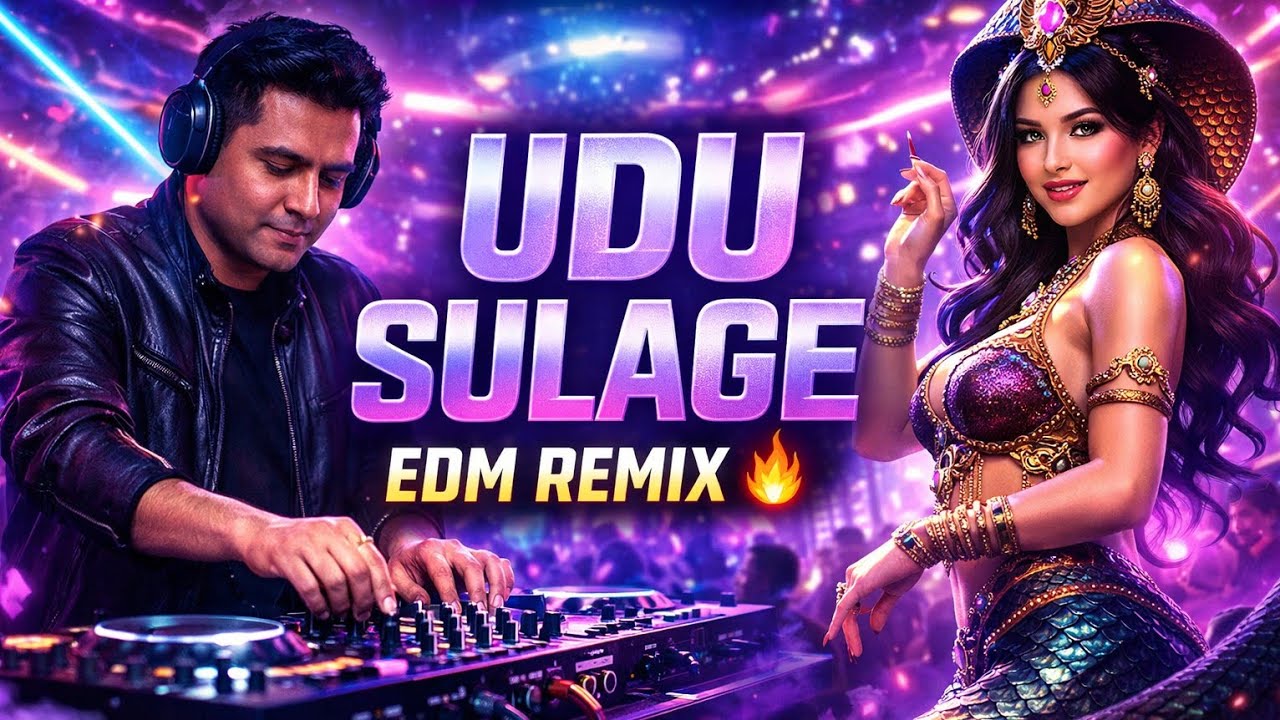 Udu Sulage EDM Remix 🔥 | Shavin Style Cosmic DJ Show | Sinhala EDM Festival Mix