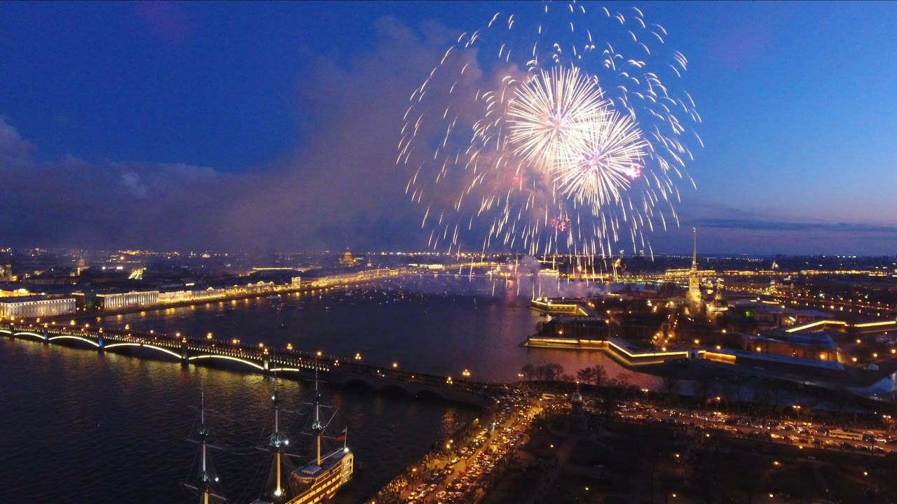 Victory Day in St. Petersburg 4K