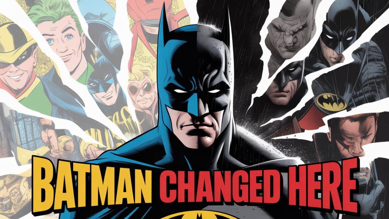There was one issue where Batman changed forever