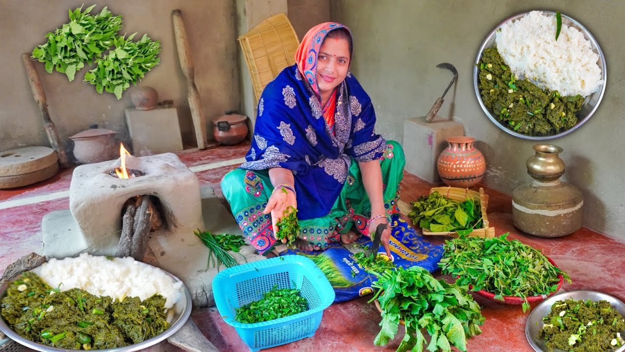 हमारे गाँव का Bathua Ka Saag 🌿 इतना स्वाद कि सर्दियों में रोज़ बनाओ | Village Style Recipe