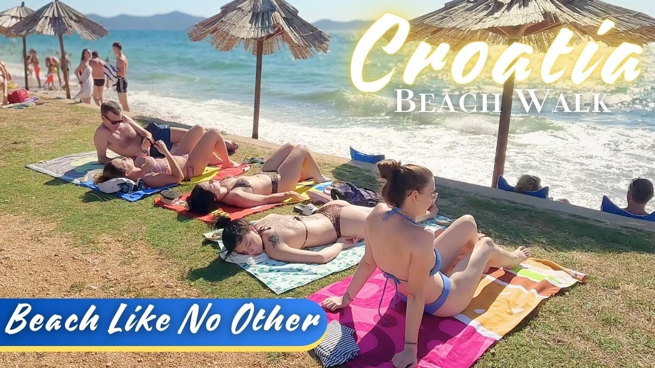 Beach Walk in Croatia | Coastal Walking in Zadar with Olivia