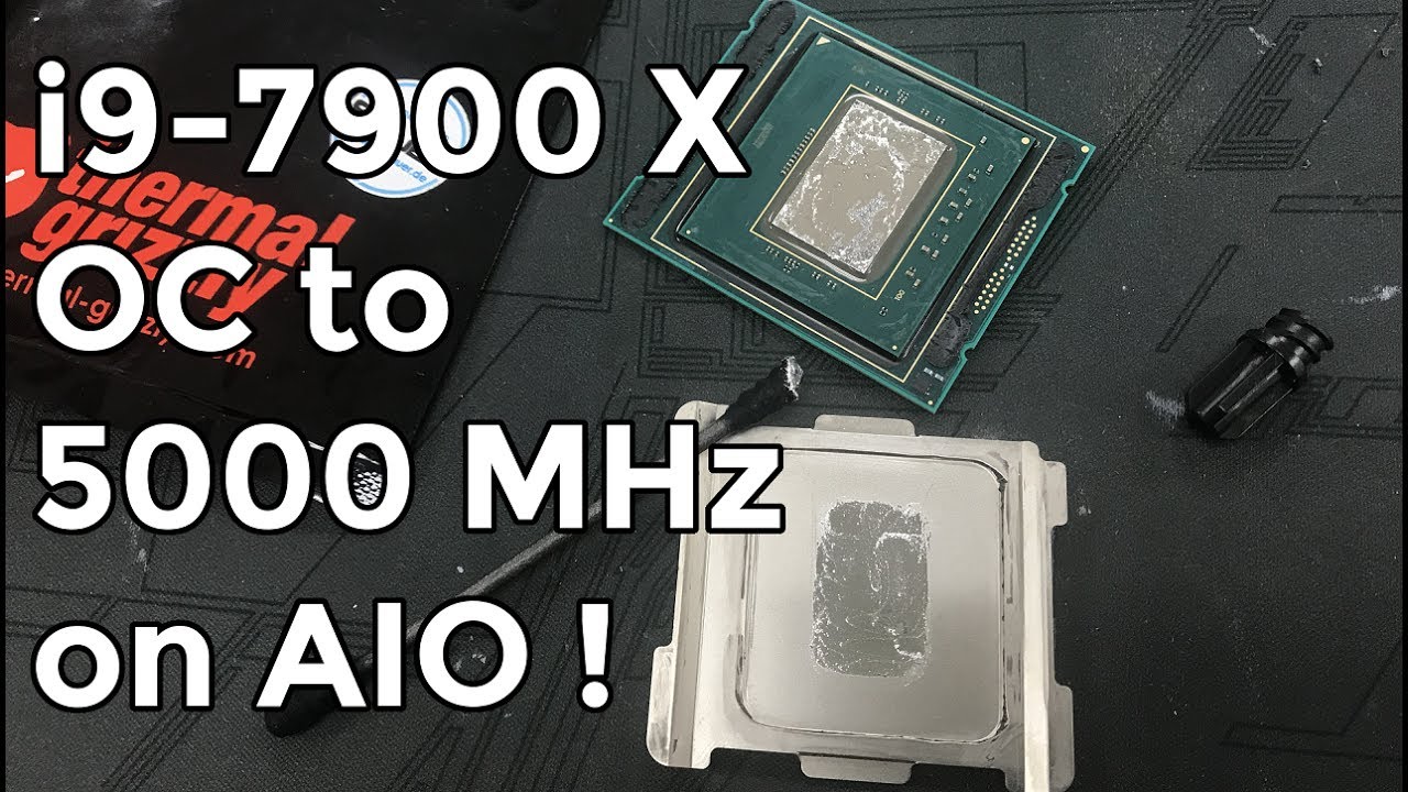 Skylake-X i9 7900X OC to 5000 MHz using AIO ! (en)