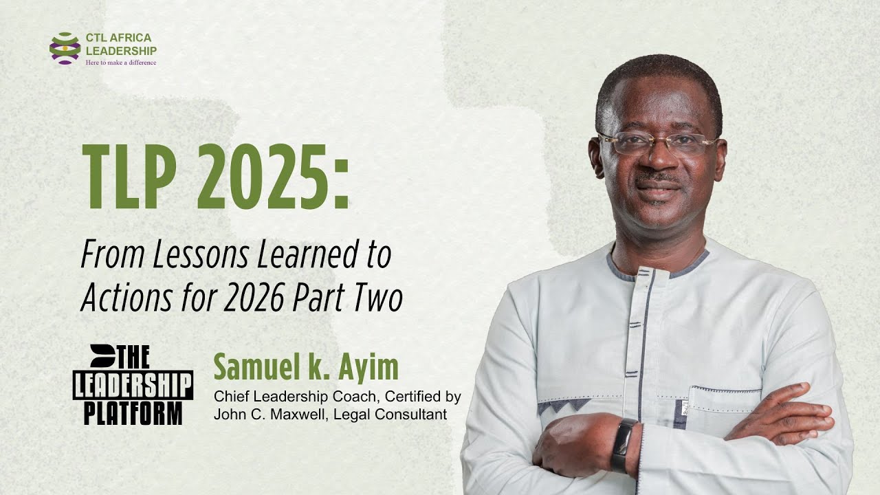 FROM LESSONS LEARNED TO ACTIONS FOR 2026 (PART TWO)