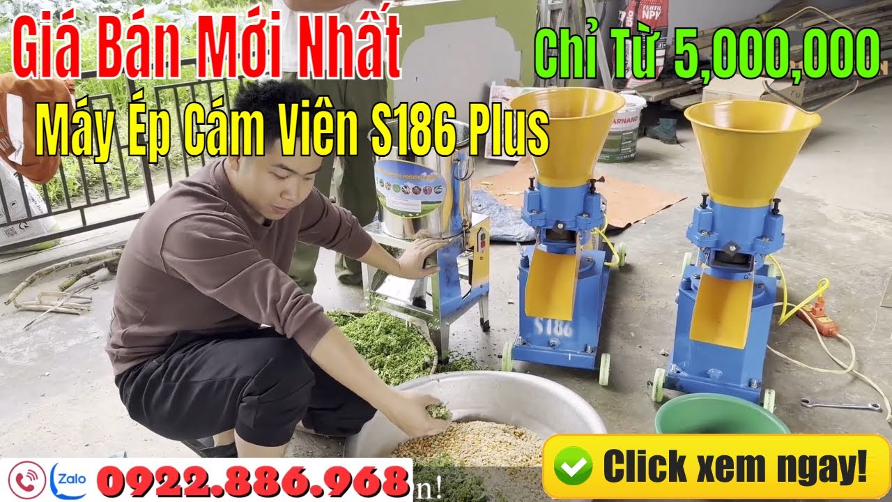 Bàn Giao Máy Ép Cám Viên Chăn Nuôi S186 Plus Tại Nghệ An