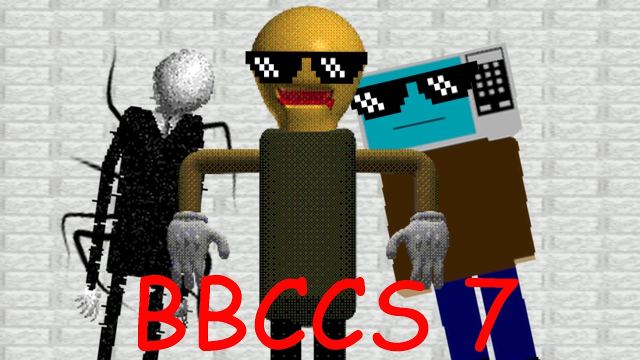 The Test, Dave, and Slender Baldi cornering me in BBCCS 7!