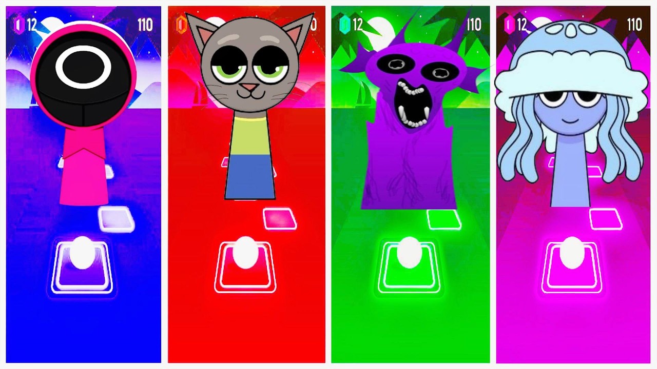 INCREDIBOX Sprunki  In Tiles Hop EDM Rush