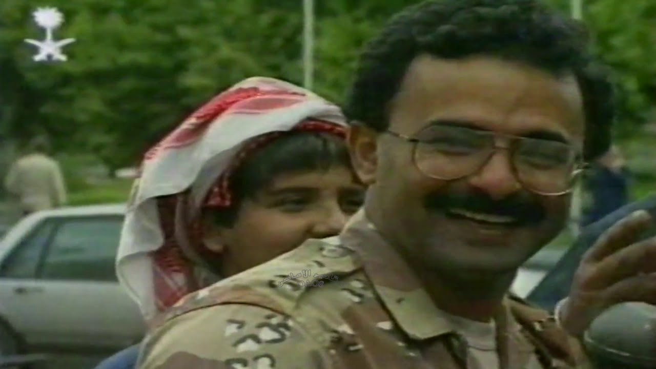 التلفزيون السعودي في وسط الكويت  يوم التحرير :  الكويت  تعود  لأهلها