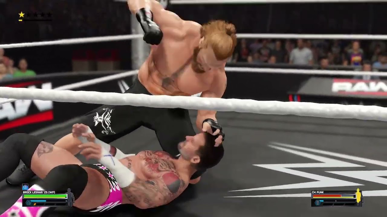 Brock lesnar vs CmPunk 