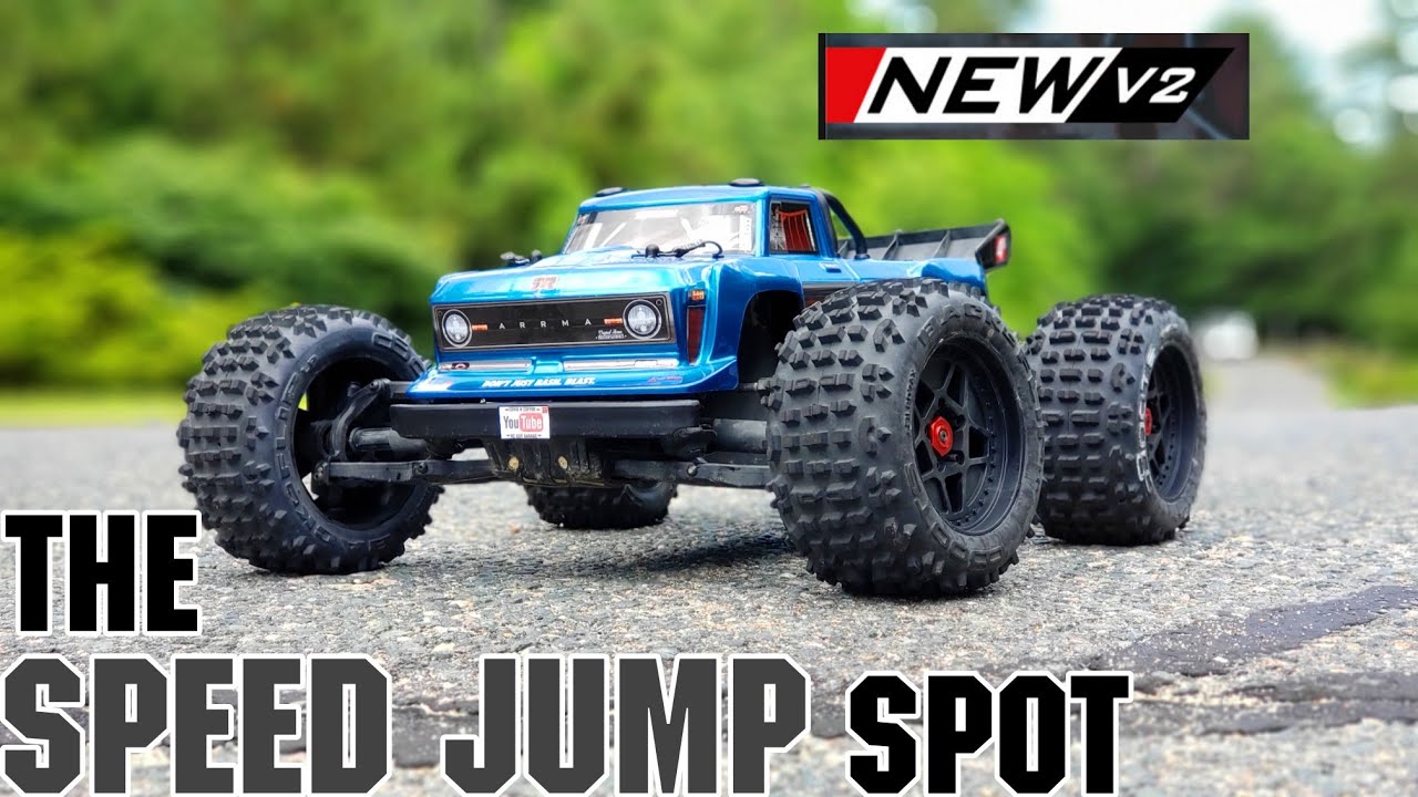 New Released Arrma Outcast V2 4s SPEED TESTING at you know where.
