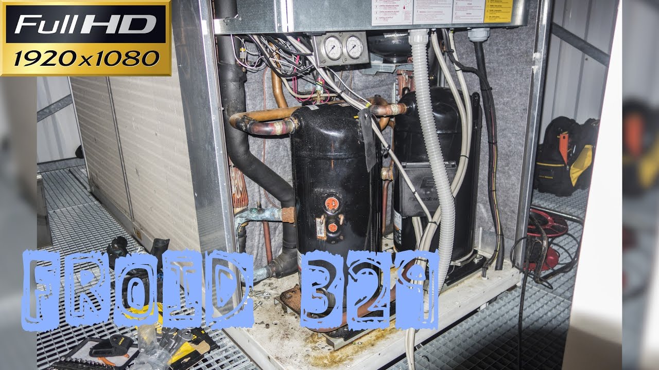 Froid329-PAC-Le remplacement d'un compresseur scroll de 140kg-PAC Air Eau-retour expérience