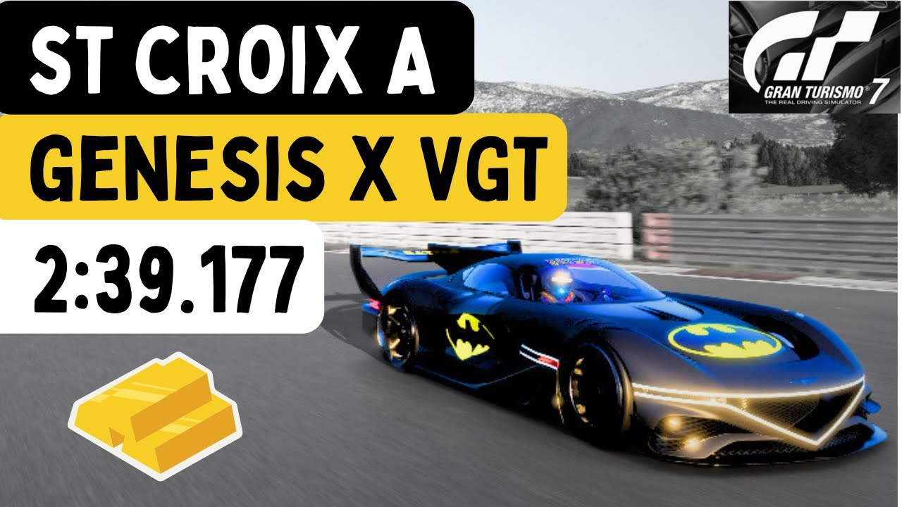 GT7 Lap Time Challenge GOLD LAP GUIDE - St Croix A - Genesis X
