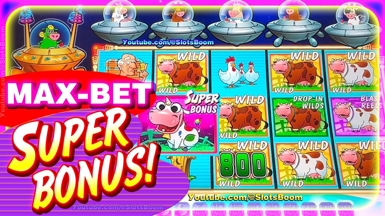 MAX BET SUPER BONUS!!! on INVADERS ATTACK AGAIN FROM THE PLANET MOOLAH - NEW CASINO SLOTS