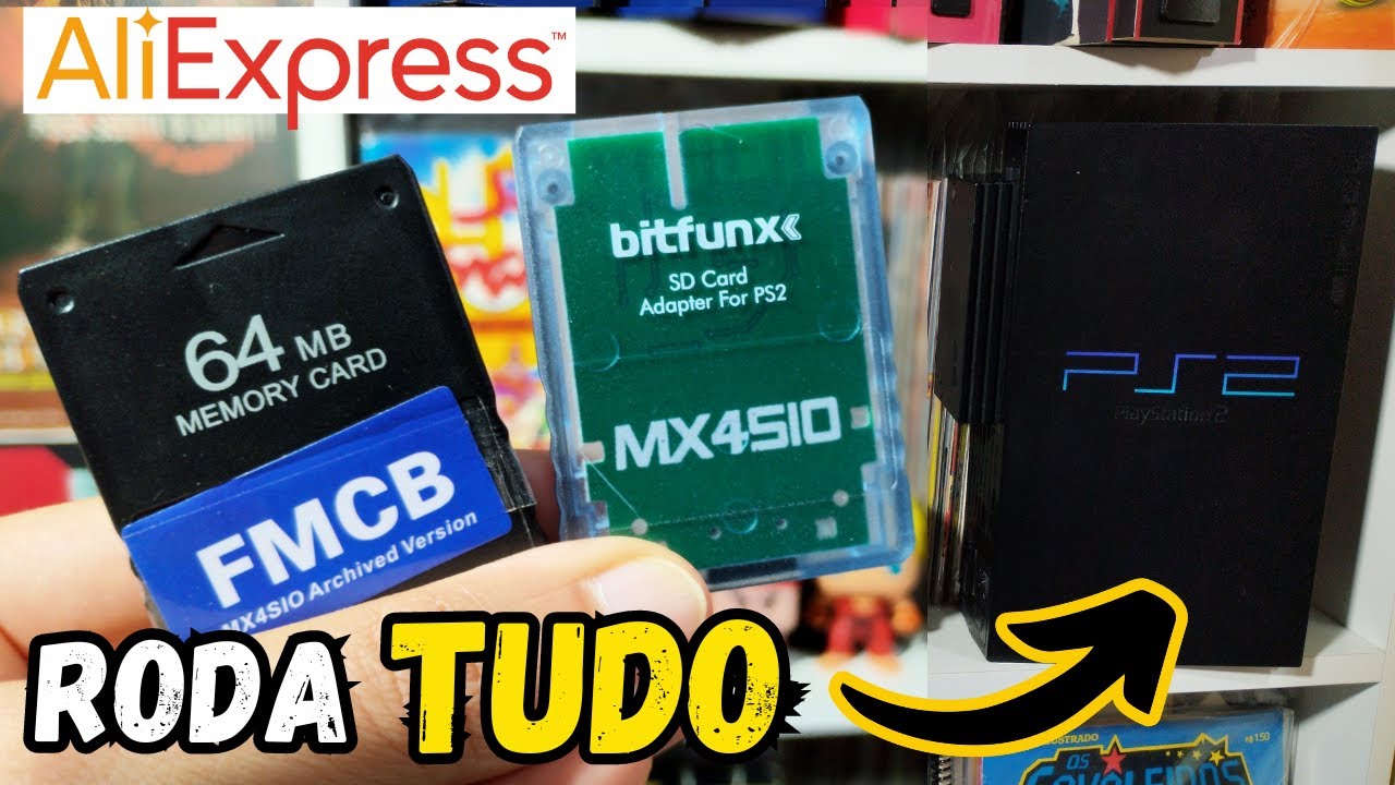 VALE A PENA? COMPREI O MX4SIO PARA O MEU PLAYSTATION 2 EM 2024 JÁ CONFIGURADO