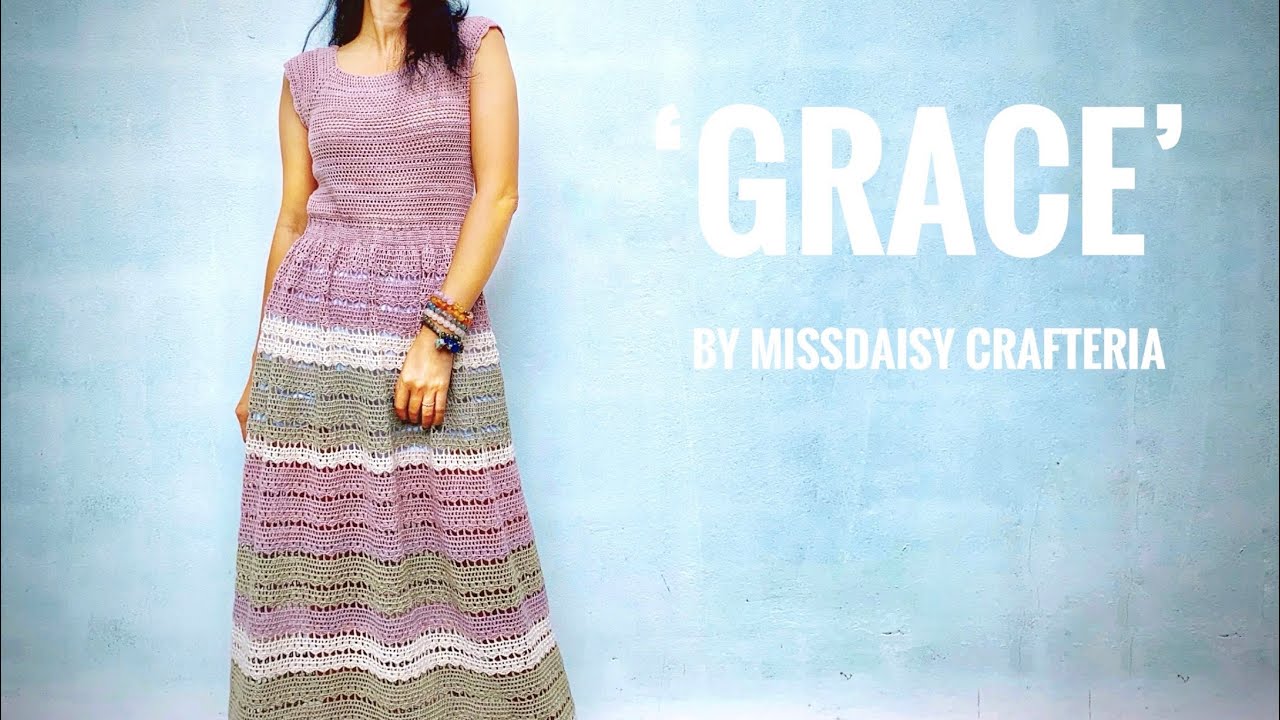 Crochet Dress ‘GRACE’ วิธีและขั้นตอนการถักชุดเกรซ 4/4