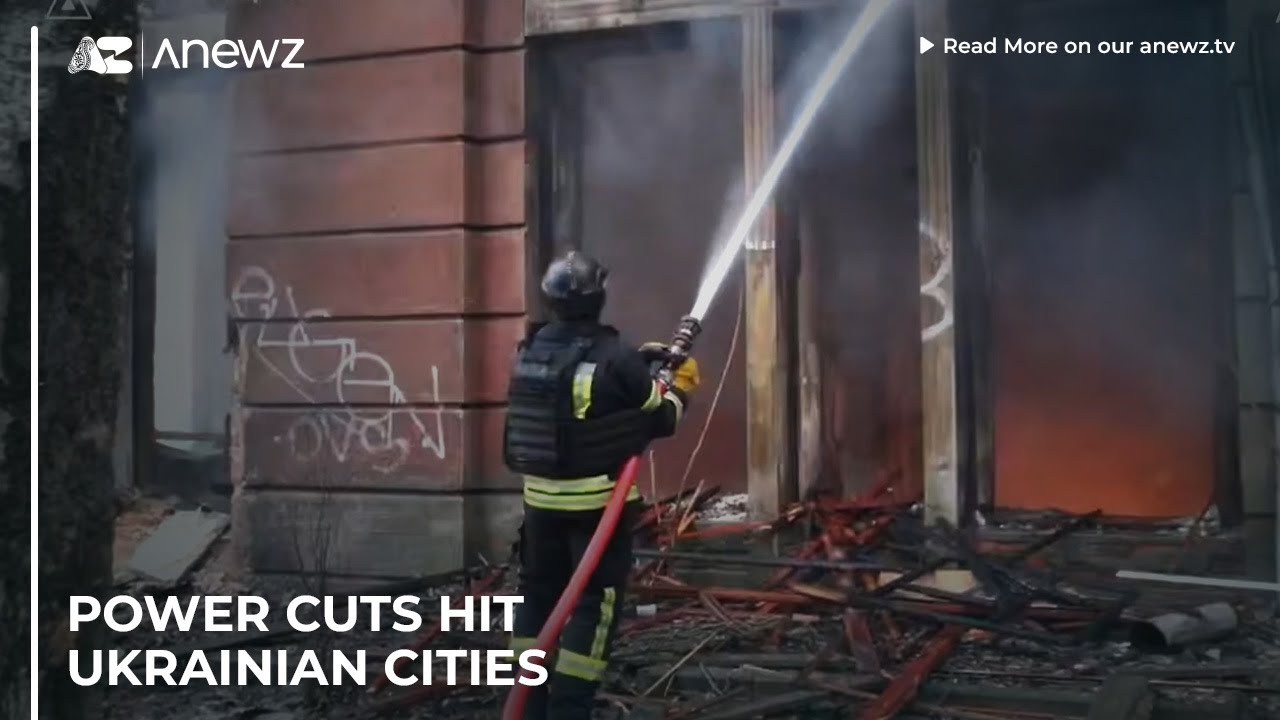 Power cuts hit Ukrainian cities