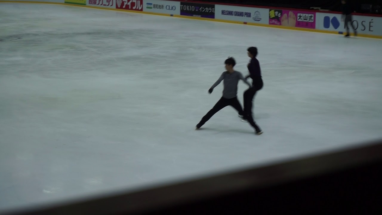 Cha Junhwan FS run-through 04.11.2018 GP Helsinki