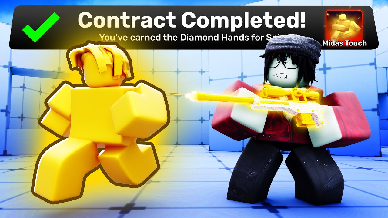 I Unlocked The MIDAS TOUCH On SNIPER In Rivals…