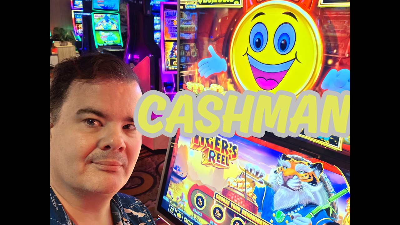 Chasing the 😀CASHMAN 😀 again on TIGER'S REEL...@That Slot Guy #pokies #slots #casino