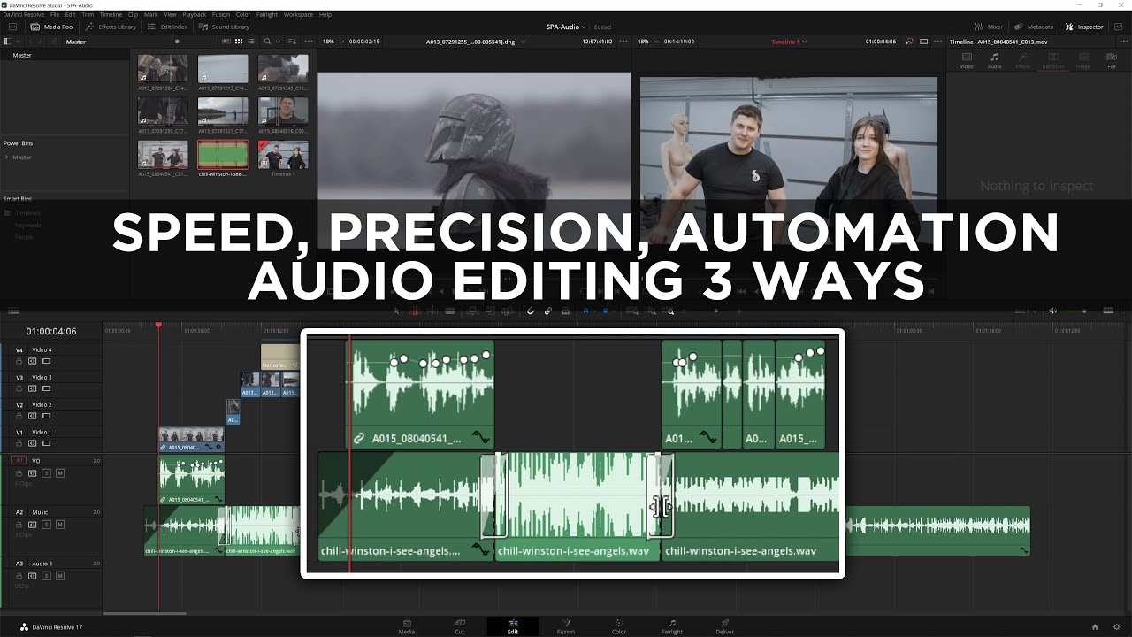 Speed, Precision, Automation - 3 Ways To Level Up Your Davinci Resolve Audio Editing Game