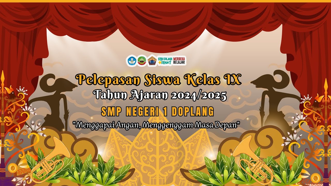 Pelepasan Siswa Kelas IX Tahun Ajaran 2024/2025 SMPN 1 Doplang