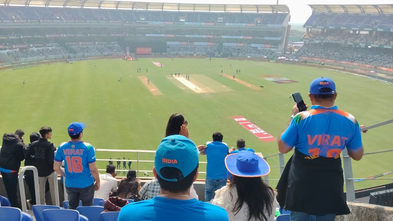 First International cricket match at Kotambi Stadium  india vs Newzealand virat kohli Rohit sharma