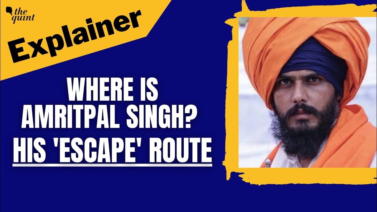 EXPLAINED | Amritpal Singh's 350 km 'Escape Route': Where Is He Now?