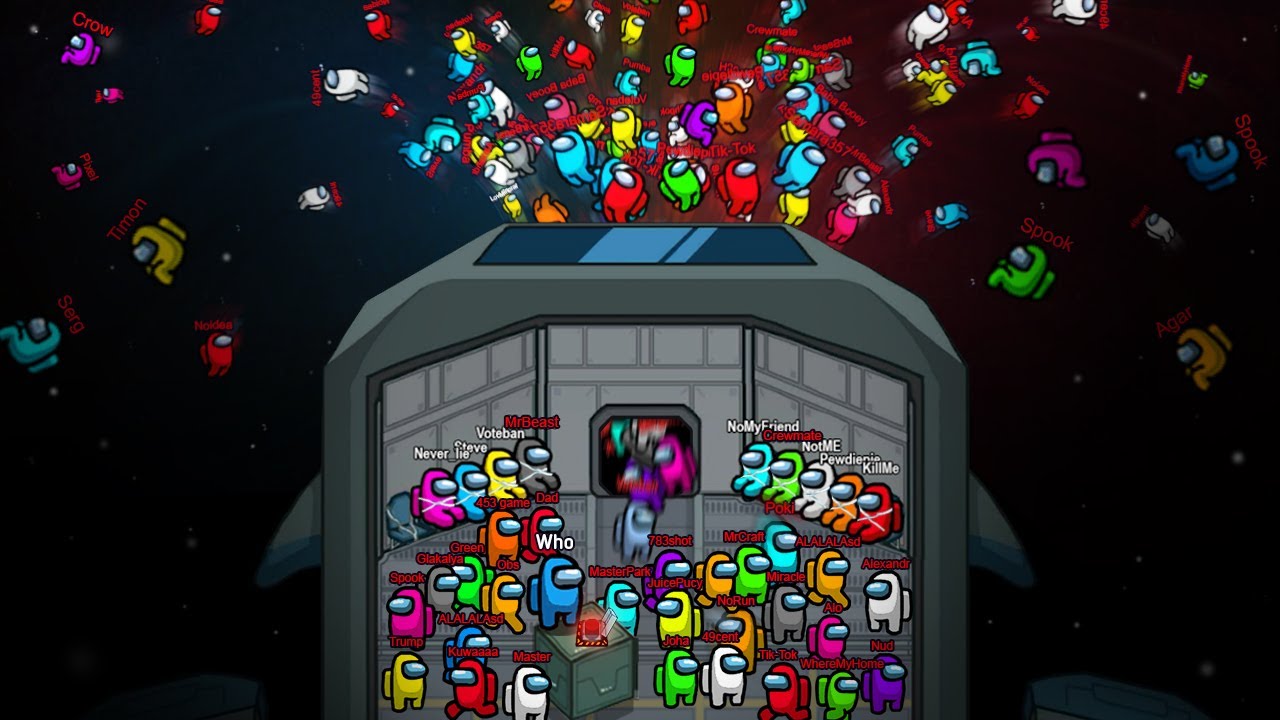 AMONG US, but 100 IMPOSTORS got Kicked out