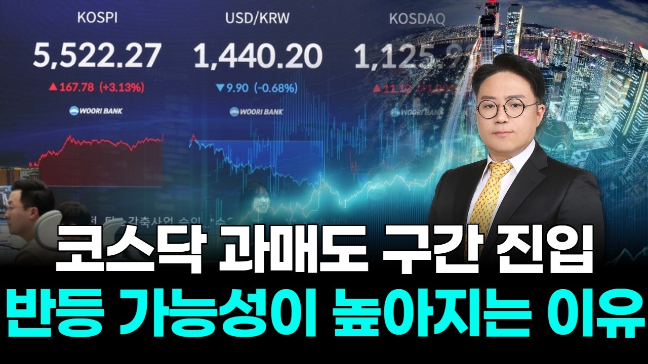 코스닥 과매도 구간 진입… 반등 가능성이 높아지는 이유