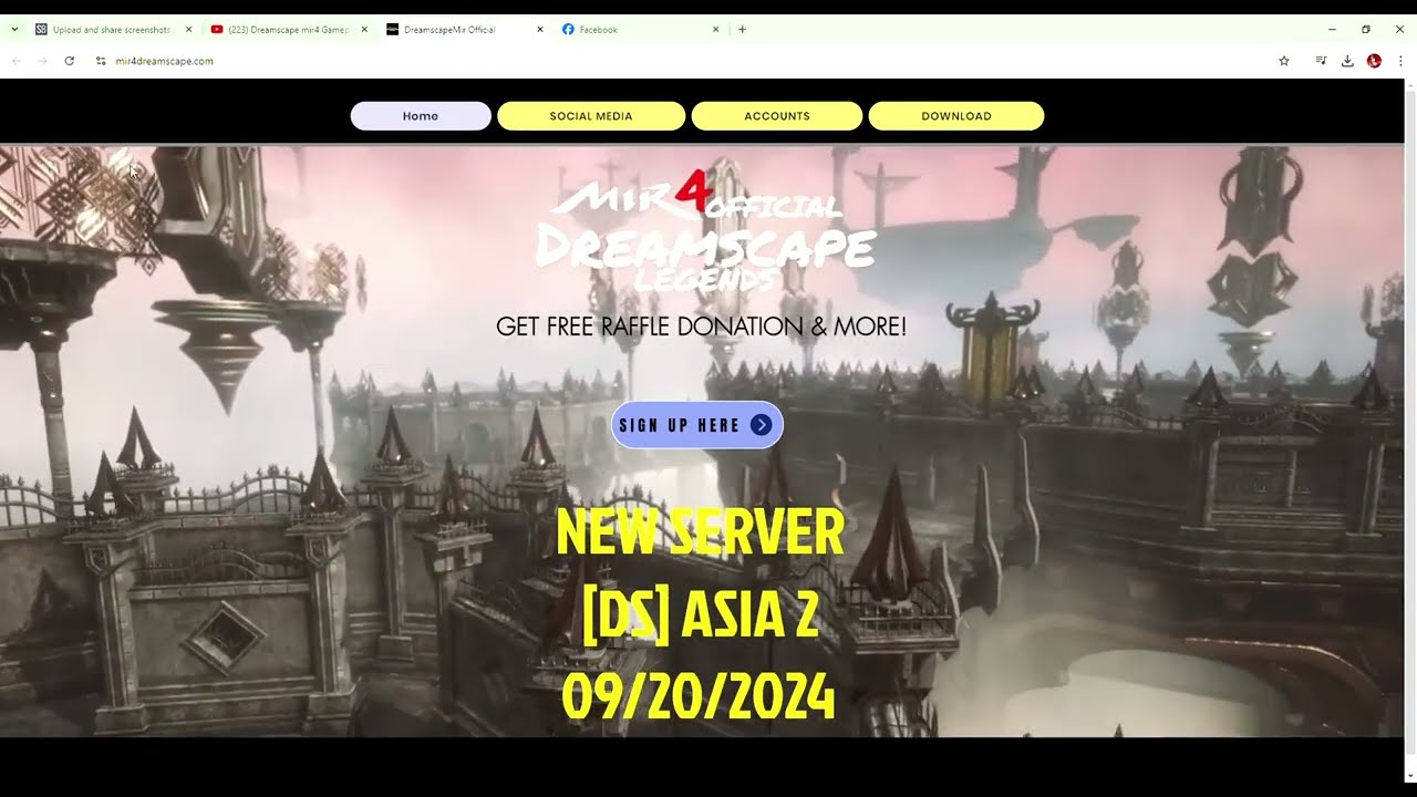 Pano mag sign in sa DreamScape Mir4?