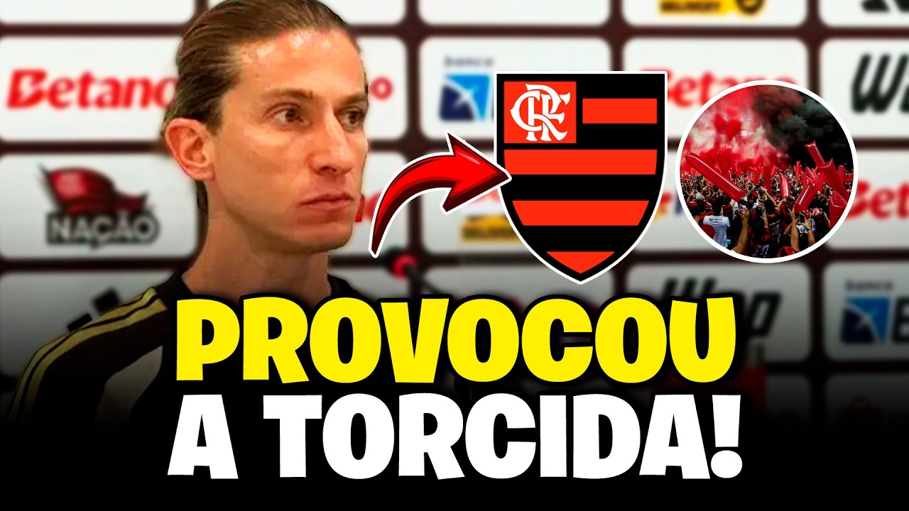 URGENTE! FILIPE LUÍS PERDE A LINHA E REBATE TORCIDA APÓS SER CHAMADO DE BURRO! 🚨