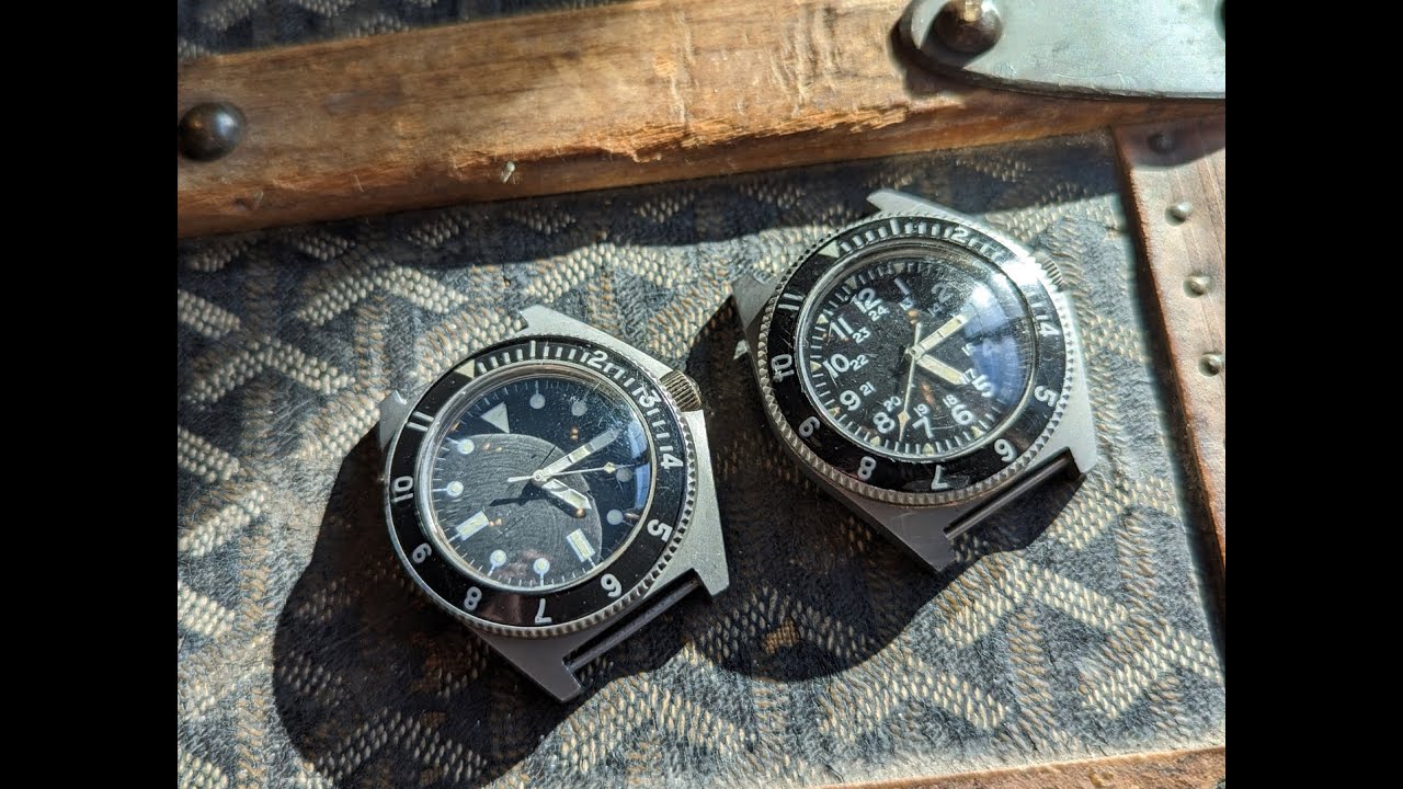 Vintage Benrus Type I & Type II US military watches
