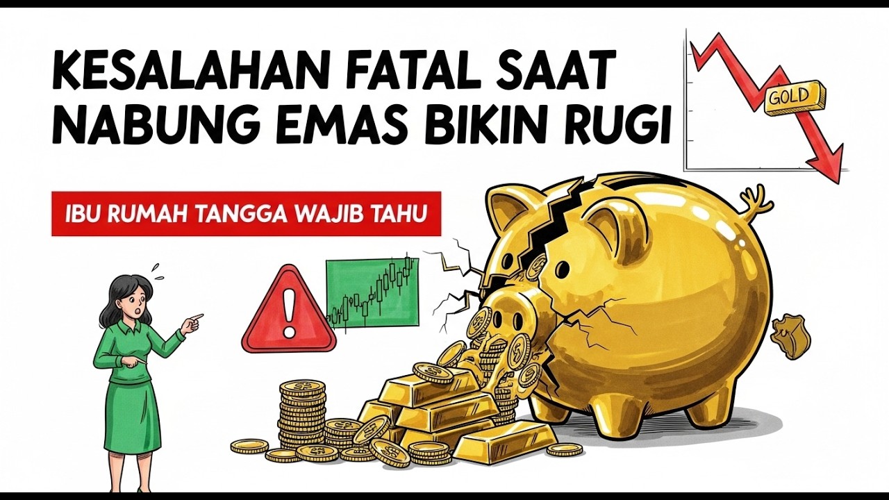 Jangan Sampai Rugi! 5 Kesalahan Ibu Rumah Tangga Saat Nabung Emas