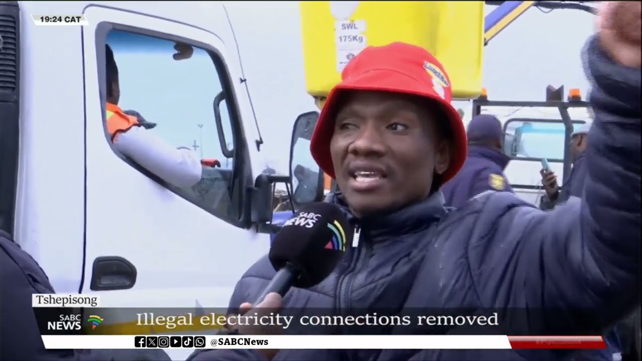 City Power removes illegal electricity connections in Tshepisong