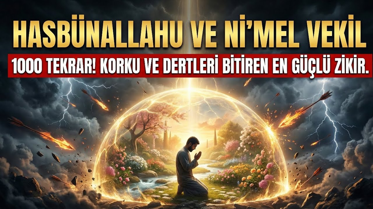 ​1000 DEFA Hasbünallahu ve Nimel Vekil: Korku ve Dertleri Bitiren EN GÜÇLÜ ZİKİR