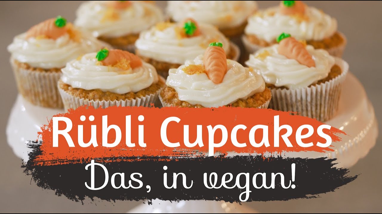 VEGANE RÜBLI-CUPCAKES I Das, in vegan! #2
