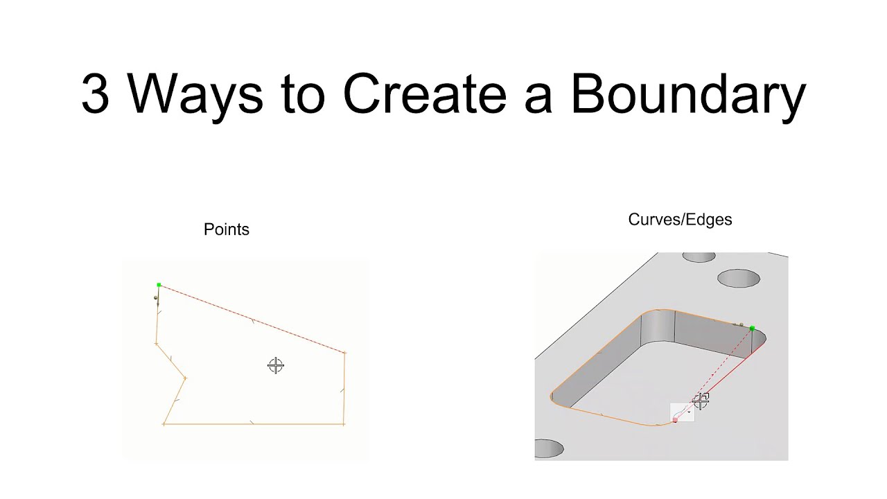 Solid Edge CAM Pro: What is a boundary