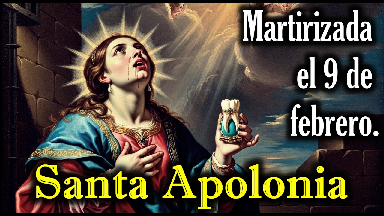 ¿QUIÉN FUE SANTA APOLONIA?: Prefirió QUEMARSE VIVA antes que Negar a Cristo | Historia IMPACTANTE