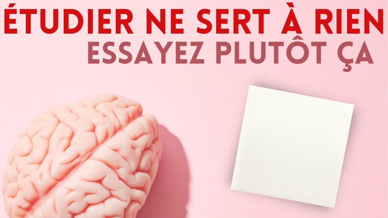 Etudier ne sert à rien... Essayez plutôt ce truc