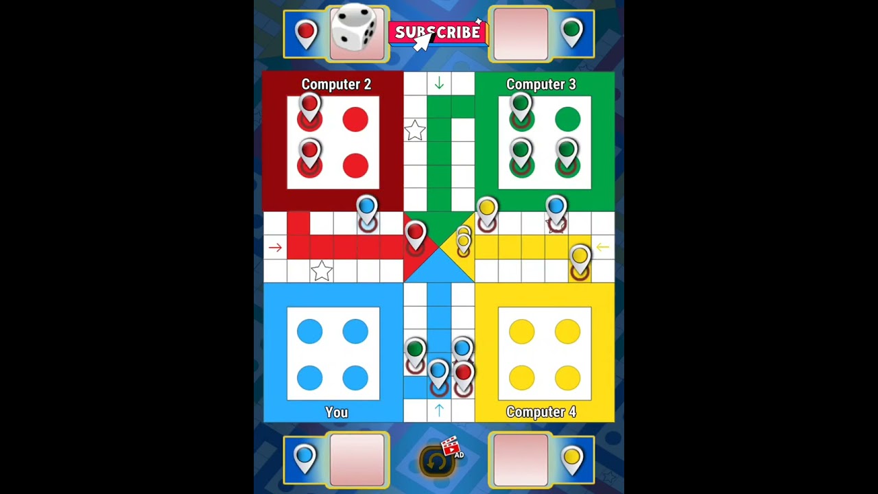 Ludo King |  4 player gameplay | wildgaming | Ludo gameplay | Ludo King