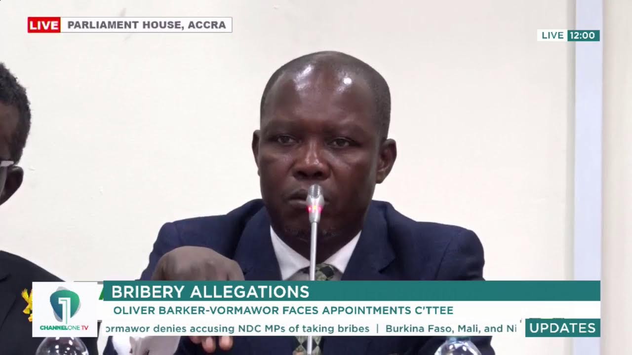 LIVE NOW! Oliver Barker-Vormawor Faces Appointments Committee over Bribery Allegations