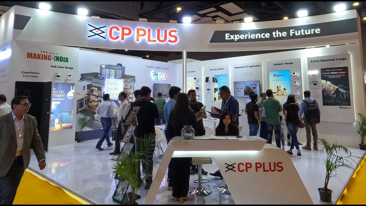 CP Plus New Camera Models Smart Flood Light Solar PT ezyKam+ PT eezo Video Door Phone CCTV NVR DVR