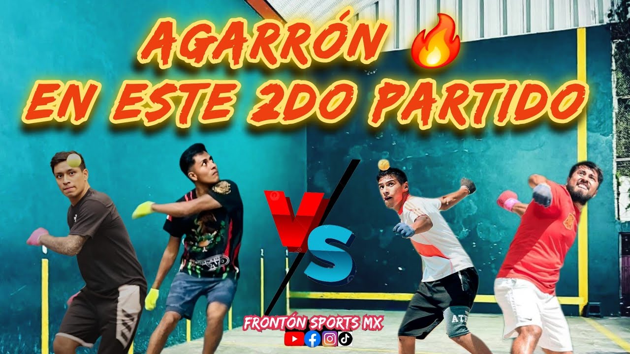 PAPAYAS Y CHATITO  VS  NEFAS Y KEVIN MORENO *Frontón La Lea* 2do Partido #fronton #deporte